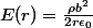 E(r)=\frac{{\rho}b^2}{2r\epsilon_0}