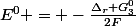 E^0 = -\frac{\Delta_r G^0_3}{2F}