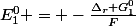 E^0_1 = -\frac{\Delta_r G^0_1}{F}