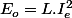 E_{o}=L.I_{e}^{2}