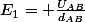 E_1= \frac{U_{AB}}{d_{AB}}