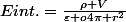 Eint.=\frac{\rho V}{\varepsilon o4\pi r^{2}}