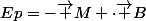 Ep=-\vec M \cdot\vec B