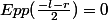 Epp(\frac{-l-r}{2})=0