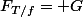 F_{T/f}= G\;\dfrac{m\cdot M_T}{d^2} 