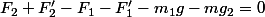 F_2+F_2'-F_1-F_1'-m_1g-mg_2=0