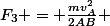F_3 = \frac{mv_A^2}{2AB} 
