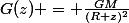 G(z) = \frac{GM}{(R+z)^{2}}