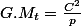 G.M_{t}=\frac{C^{2}}{p}