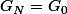 G_{N}=G_{0}