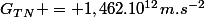 G_{TN} = 1,462.10^{12}m.s^{-2}
