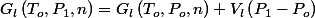 G_{l}\left(T_{o},P_{1},n\right)=G_{l}\left(T_{o},P_{o},n\right)+V_{l}\left(P_{1}-P_{o}\right)