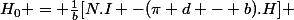 H_0 = \frac{1}{b}[N.I -(\pi d - b).H] 