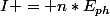 I = n*E_{ph}