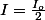 I=\frac{I_{o}}{2}