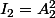 I_{2}=A_{2}^{2}