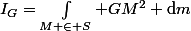 I_{G}=\int_{M \in S} GM^2 \mathrm{d}m