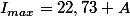 I_{max}=22,73 A