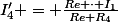 I_4' = \frac{Re \cdot I_1}{Re+R_4}