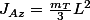 J_{Az}=\frac{m_{T}}{3}L^{2}