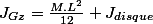 J_{Gz}=\frac{M.L^{2}}{12}+J_{disque}