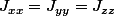 J_{xx}=J_{yy}=J_{zz}