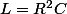 L=R^2C