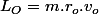 L_{O}=m.r_{o}.v_{o}