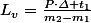 L_{v}=\frac{P\cdot\varDelta t_{1}}{m_{2}-m_{1}}