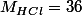 M_{HCl}=36