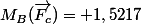 M_B(\vec{F_c})= 1,5217