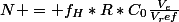 N = f_H*R*C_0\frac{V_e}{V_ref}