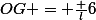 OG = \frac {l}{6}