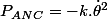 P_{ANC}=-k.\dot{\theta}^{2}