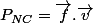 P_{NC}=\vec{f}.\vec{v}