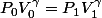 P_0V_0^\gamma=P_1V_1^\gamma