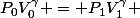 P_0V_0^{\gamma} = P_1V_1^{\gamma} 