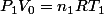P_1V_0=n_1RT_1