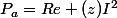 P_a=Re (z)I^2