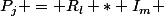 P_j = R_l * I_m 