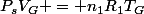 P_sV_G = n_1R_1T_G