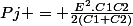 Pj = \frac{E^2.C1C2}{2(C1+C2)}