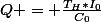 Q = \frac{T_H*I_0}{C_0}
