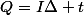 Q=I\Delta t