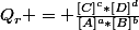 Q_r = \frac{[C]^c*[D]^d}{[A]^a*[B]^b}