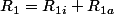 R_{1}=R_{1i}+R_{1a}