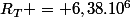 R_{T} = 6,38.10^{6}