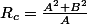 R_{c}=\frac{A^2+B^2}{A}