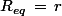 R_{eq}\,=\,r