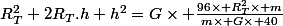 R_T^2+2R_T.h+h^2=G\times \frac{96\times R_T^2\times m}{m\times G\times 40}